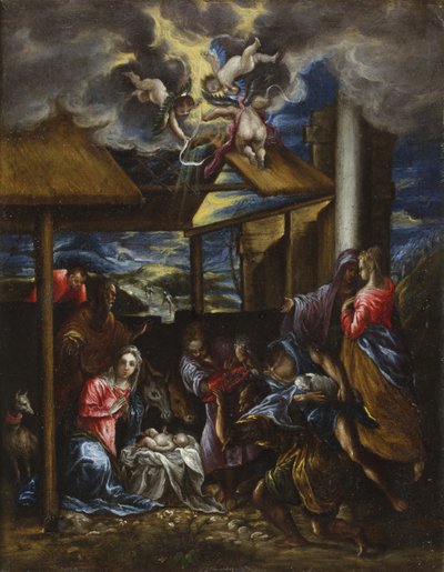 The Adoration of the Shepherds, c.1576-77 by El Greco